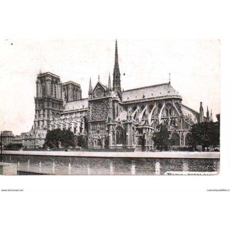 75 - Paris - Notre-Dame de Paris - Dos Divisé