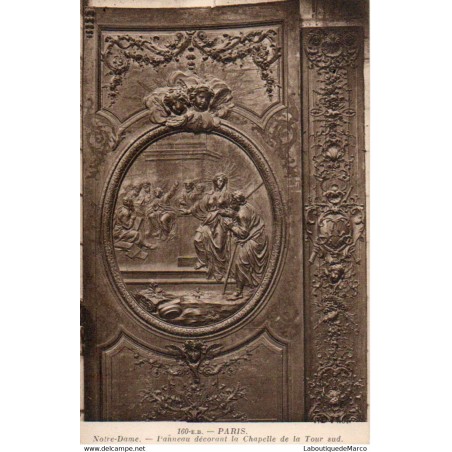 75 - Paris - Intérieur de la Cathédrale Notre-Dame - Dos Divisé