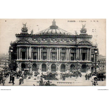 75 - Paris - L'Opéra - Dos Divisé