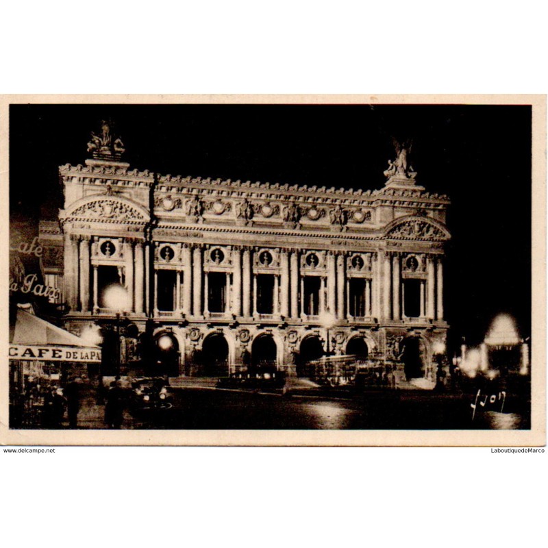 75 - Paris - L'Opéra - Dos Divisé