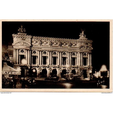 75 - Paris - L'Opéra - Dos Divisé