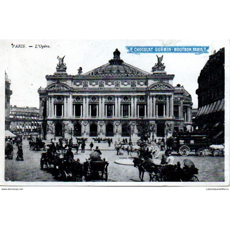 75 - Paris - L'Opéra - Dos Divisé