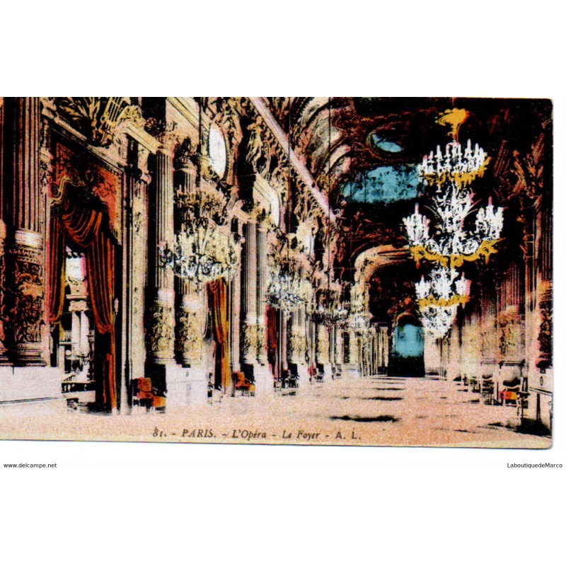 75 - Paris - L'Opéra - Le Foyer -  Dos Divisé