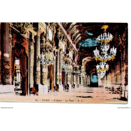 75 - Paris - L'Opéra - Le Foyer - Dos Divisé