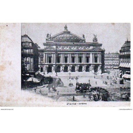 75 - Paris - L'Opéra - Dos Divisé