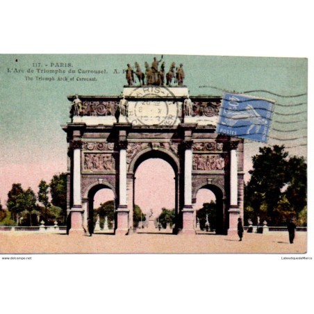 75 - Paris - L'Arc de Triomphe - Dos Divisé