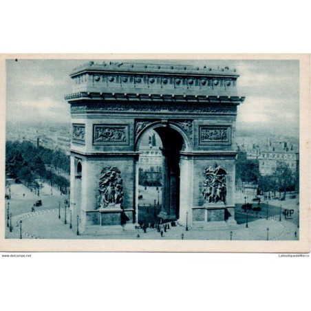 75 - Paris - L'Arc de Triomphe - Dos Divisé