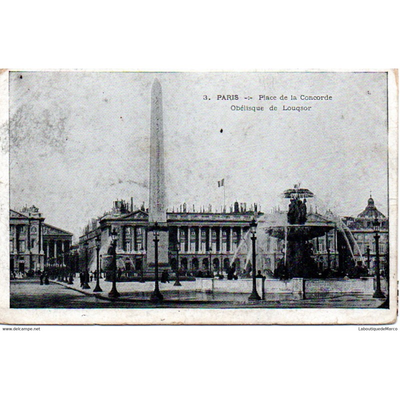 75 - Paris - Place de la Concorde - Dos Divisé