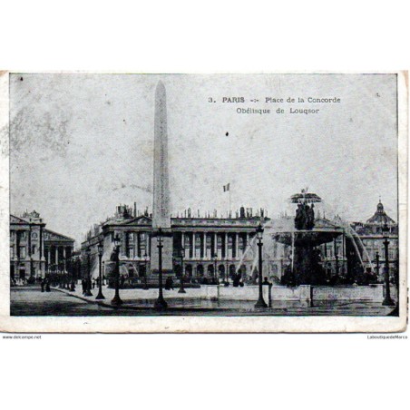 75 - Paris - Place de la Concorde - Dos Divisé