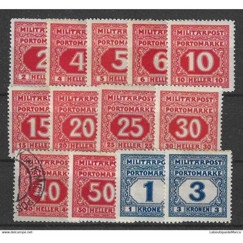 Bosnie Yvert et Tellier TT 14/26 Neuf avec charnière