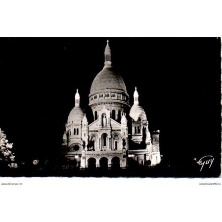 75 - Paris - Basilique du Sacré-Coeur de Montmartre - Dos Divisé