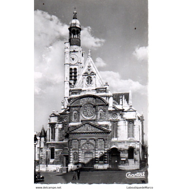 75 - Paris - L'Eglise St-Etienne-du-Mont - Dos Divisé