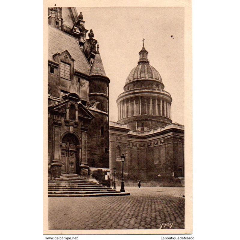 75 - Paris - L'Eglise St-Etienne-du-Mont - Dos Divisé