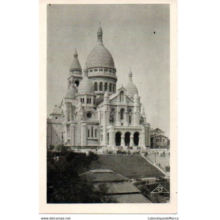 75 - Paris - Basilique du Sacré-Coeur - Dos Divisé