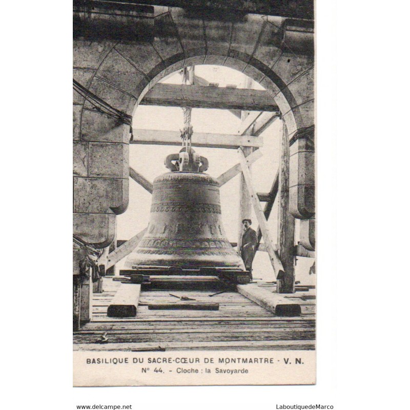 75 - Paris - Intérieur de la Basilique du Sacré-Coeur - Dos Divisé
