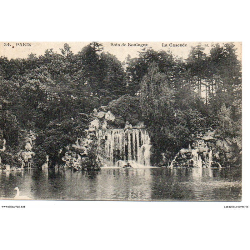75 - Paris - Bois de Boulogne - Dos Divisé