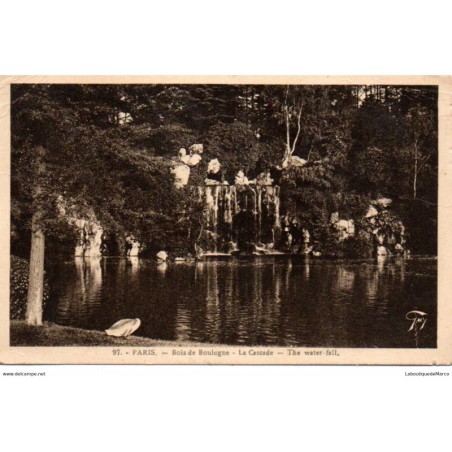 75 - Paris - Bois de Boulogne - Dos Divisé