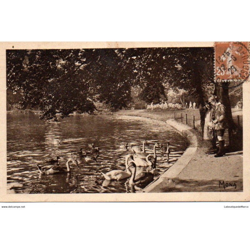 75 - Paris - Bois de Boulogne - Dos Divisé