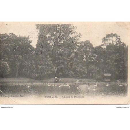 75 - Paris - Bois de Boulogne - Dos Divisé