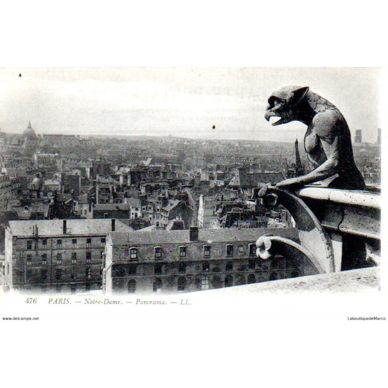 75 - Paris - Notre-Dame - Dos Divisé
