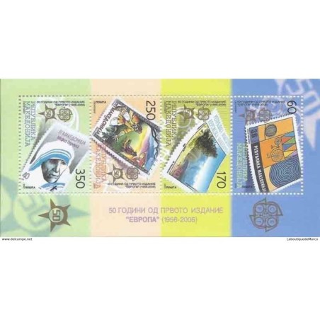 Macédoine Bloc Europa 1986 neuf sans charnière