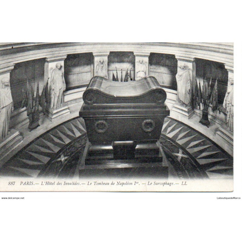 75 - Paris - Tombeau de Napoléon 1er - Dos Divisé