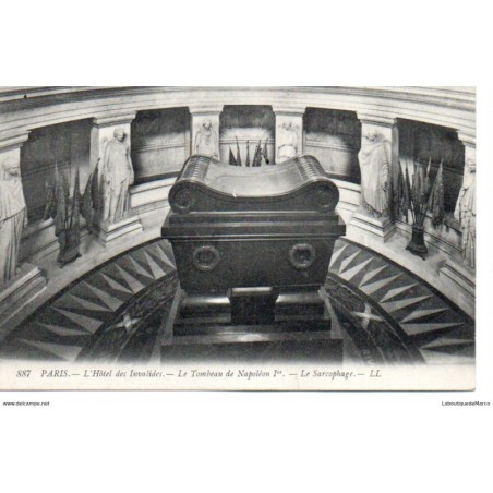 75 - Paris - Tombeau de Napoléon 1er - Dos Divisé