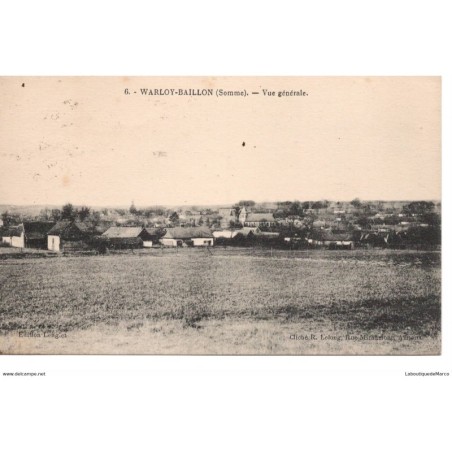 80 - Warloy-Baillon - Vue générale - Dos Divisé