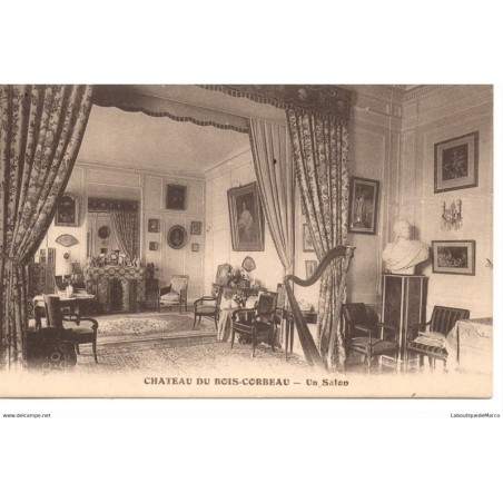 85 - Bois-Corbeau - Le Château - Un Salon - Dos Divisé
