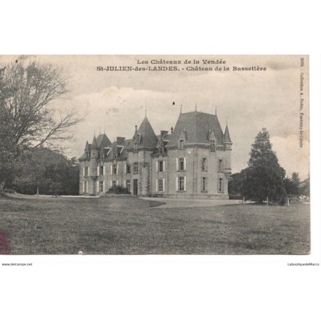 85 - St-Julien-des-Landes - Château de la Bassetière - Dos Divisé
