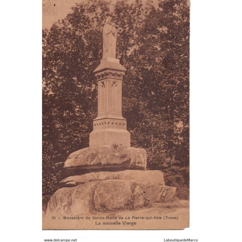 89 - Pierre-qui-Vire - La Nouvelle Vierge - Dos Divisé