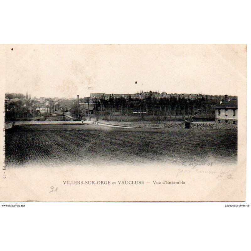 91 - Villers-sur-Orge - Vue d'Ensemble - Dos non Divisé