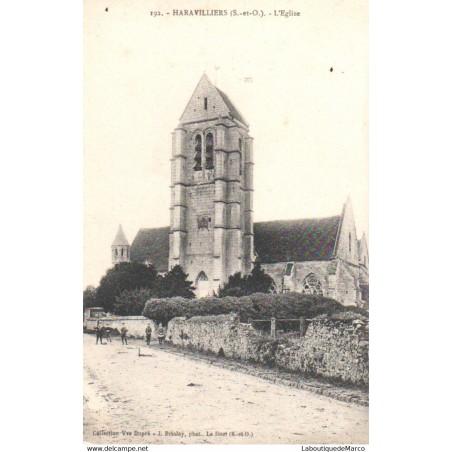 95 - Haravilliers - L'Eglise - Dos Divisé