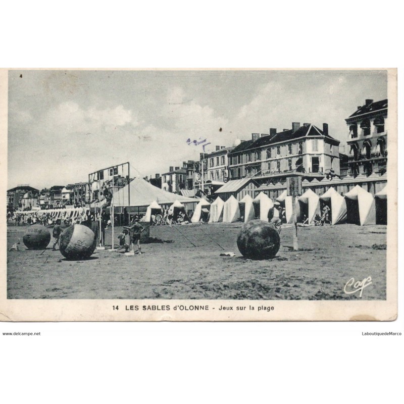 85 - Sables d'Olonne - La Plage - Dos Divisé