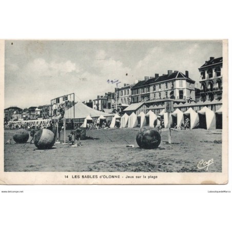 85 - Sables d'Olonne - La Plage - Dos Divisé