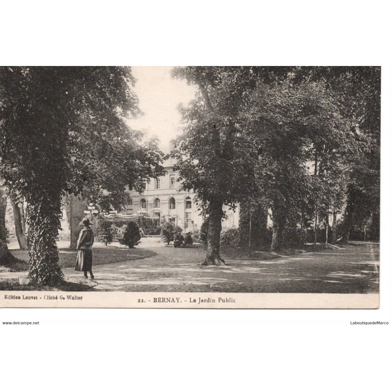 27 - Bernay - Le Jardin Public - Dos Divisé
