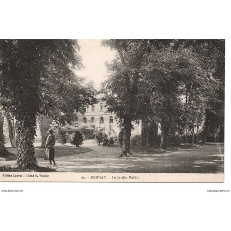 27 - Bernay - Le Jardin Public - Dos Divisé