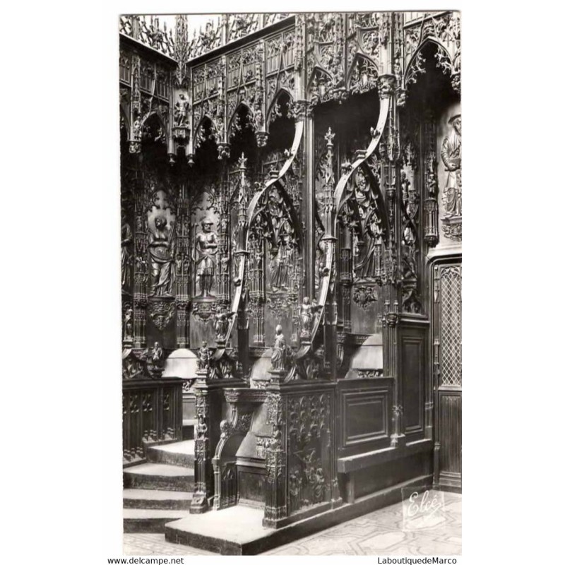 32 - AUCH - La Cathédrale - La Stalle de l'Archevêque - Dos Divisé