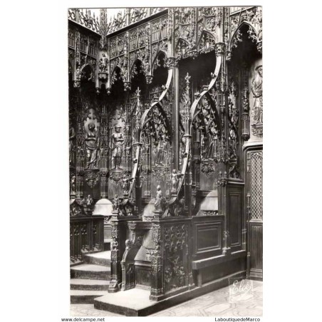 32 - AUCH - La Cathédrale - La Stalle de l'Archevêque - Dos Divisé