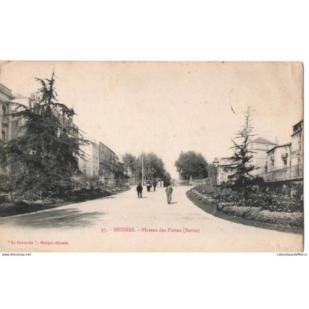 34 - BEZIERS - Plateau des Poètes (Sortie) - Dos Divisé