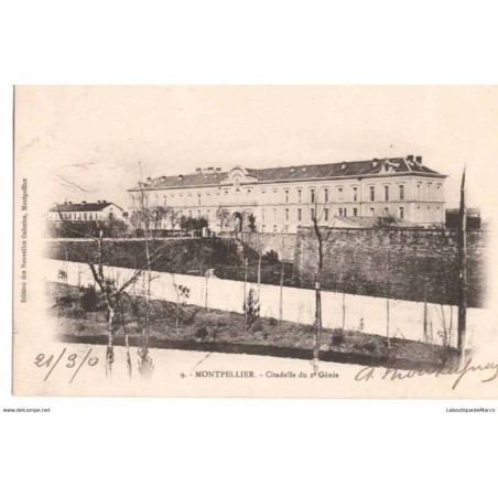 34 - MONTPELLIER - Citadelle du 2ème Génie - Dos non Divisé