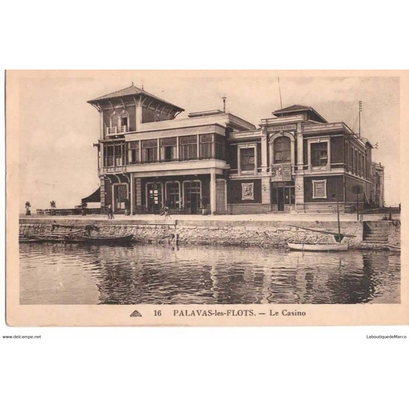 34 - PALAVAS-les FLOTS - Le Casino - Dos Divisé