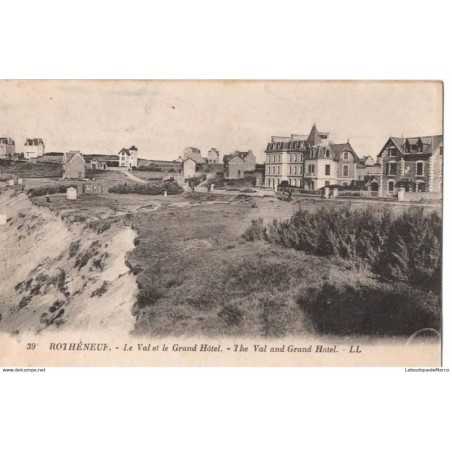 35 - ROTHENEUF - Le Val et le Grand Hôtel - Dos Divisé