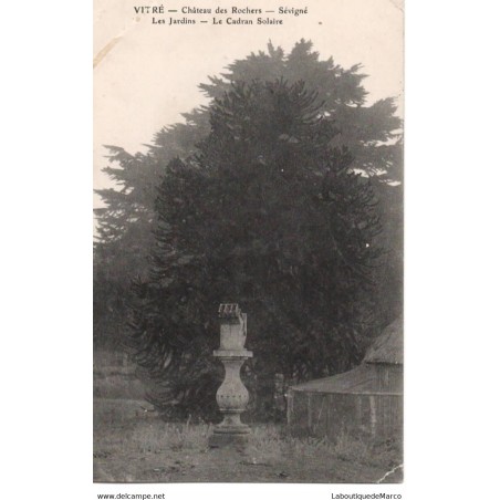 35 - VITRE - Château des Rochers - Sévigné - Les Jardins - Dos Divisé