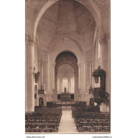 37 - LOCHES - La Collégiale - Dos Divisé