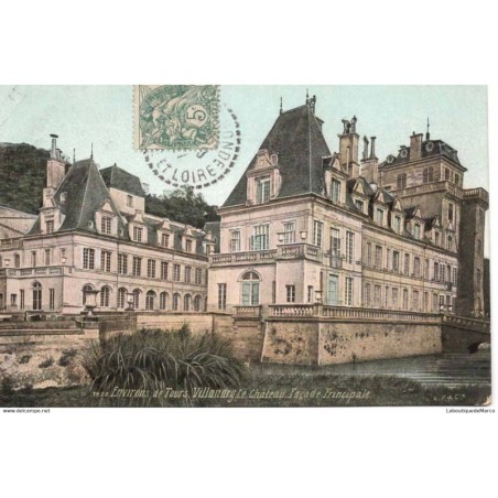 37 - Environs de Tours - Villandry Le Château - Façade principale - Dos Divisé