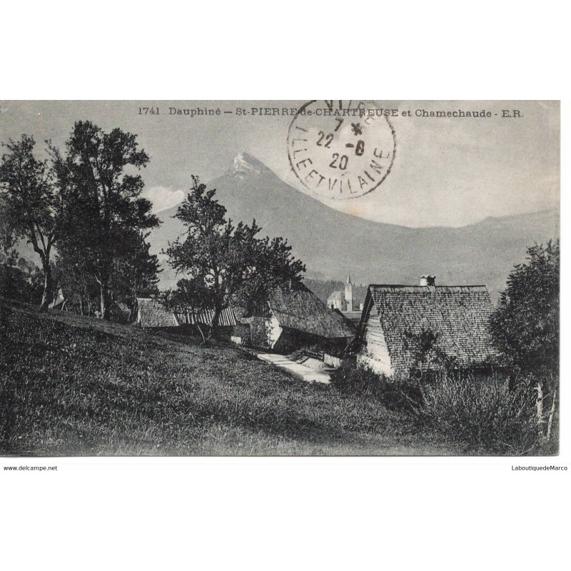 38 - Dauphiné - St-Pierre de Chartreuse et Chamechaude - Dos Divisé
