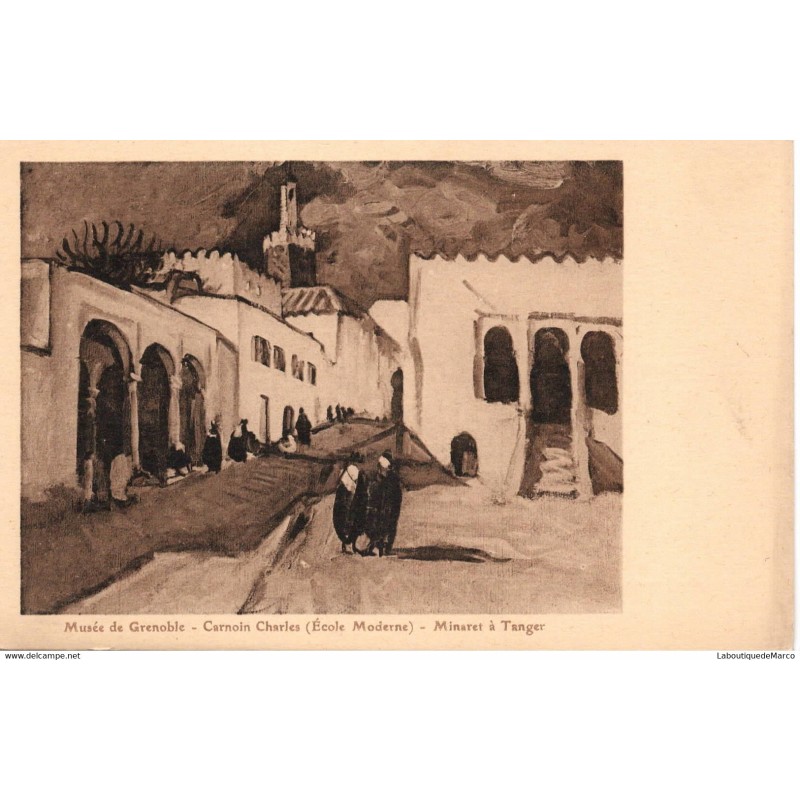 38 - Musée de Grenoble - Carnoin Charles - Dos Divisé