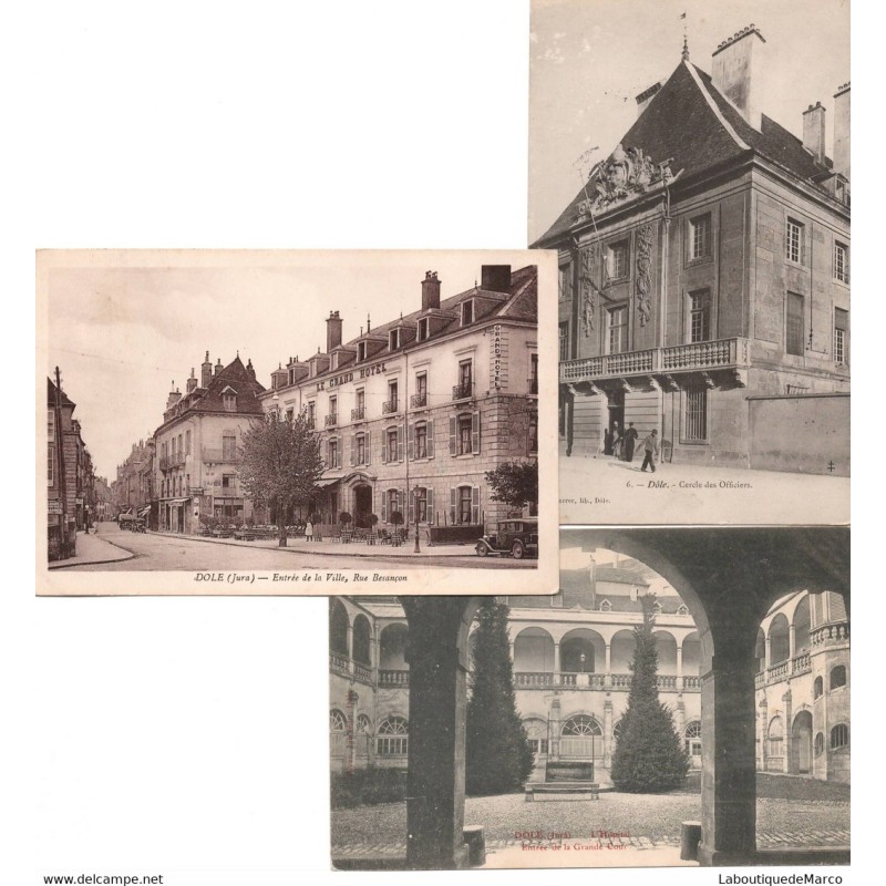 DOLE - Carte postales anciennes 1900 - Vintage