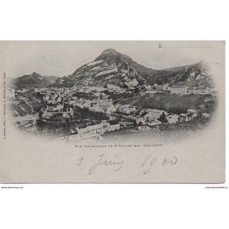 39 - Vue panoramique de St-Claude - Dos non Divisé